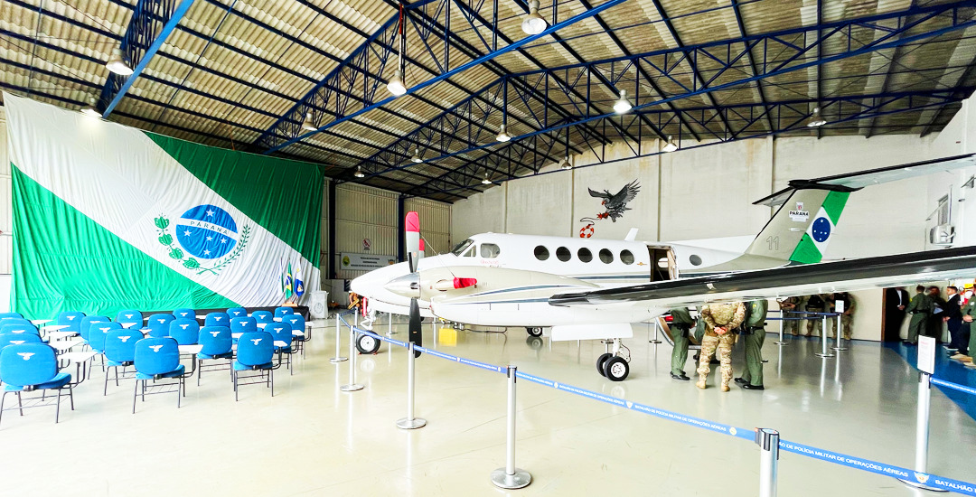 Nova aeronave do Estado vai auxiliar as atividades do BPMOA