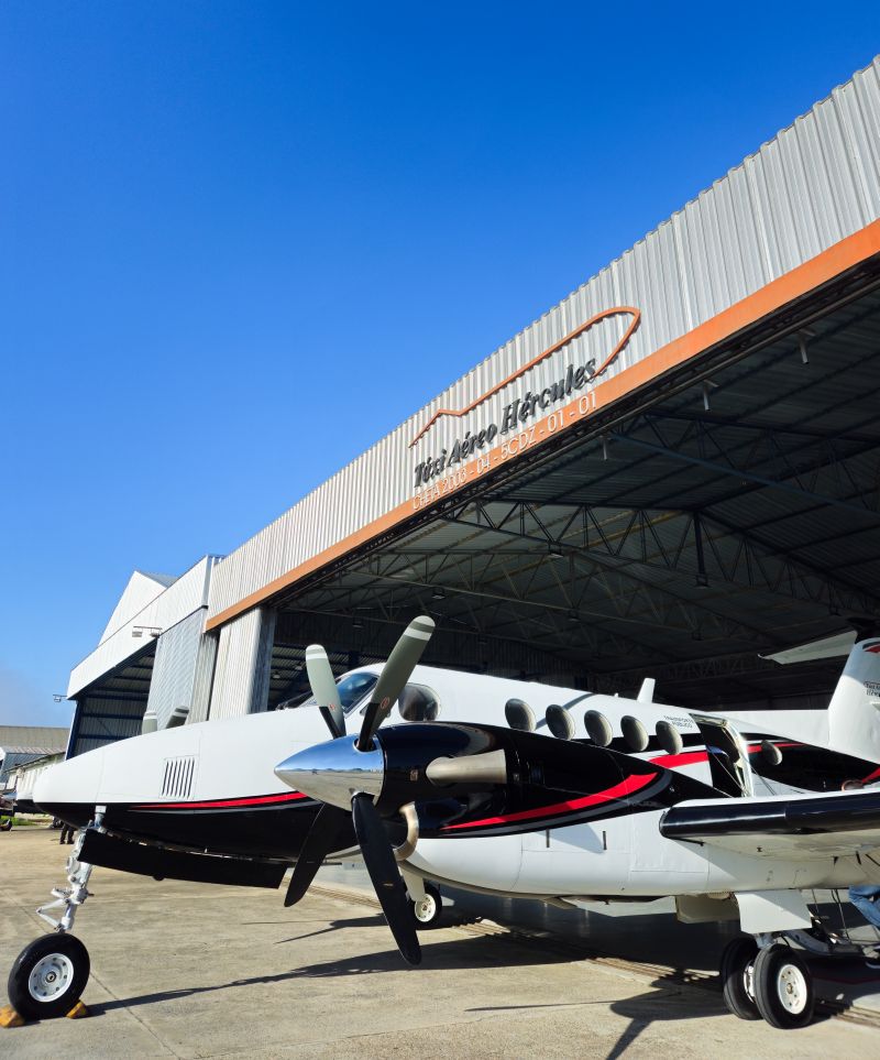 Nova aeronave na frota.